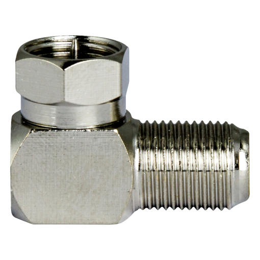 Adaptador ''F'' fêmea - macho Angular