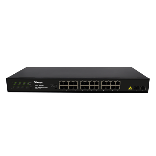 Switch Ethernet L2, sem Gestão 24xGbE  2xSFP