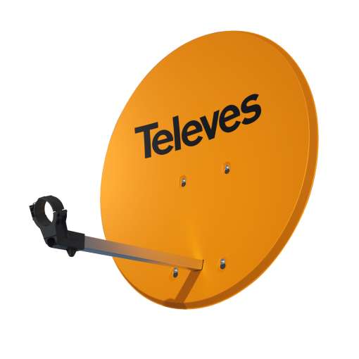 ISD 630 aluminium satellite dish 63x57cm