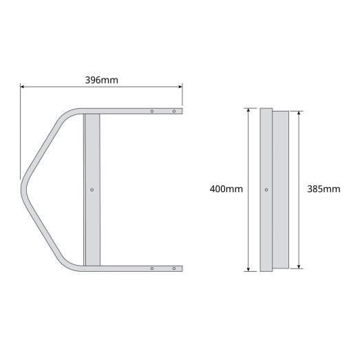 Reinforced chimney tubular support Zinc  RCP