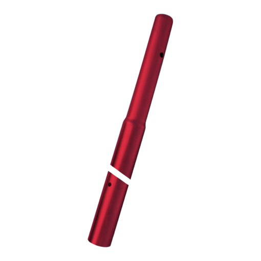 Mast 3m x Ø 45 mm x 2mm thickness Zinc  Red colour