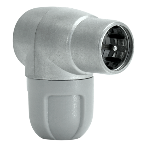 Elbowed, mounting Quick F connector with shielded Cables T100plus, T100, CXT-60, CXT, CXT-1, CXT-5, CXT-50, SK0837plus