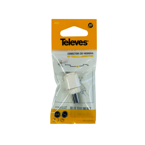 Part-mount IEC connector Ø 5...6.9 mm