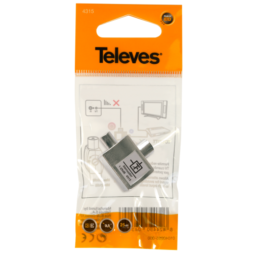 Adjustable attenuator for terrestrial signal 0 dB-25 dB regulation