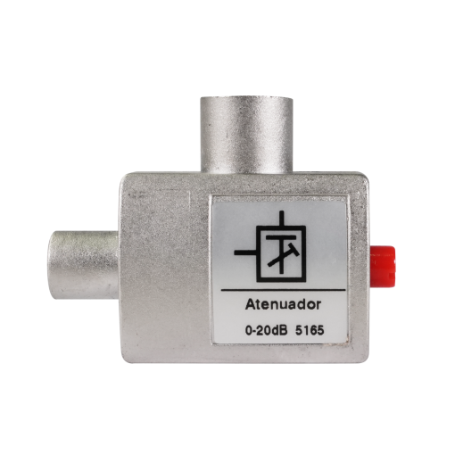 Adjustable attenuator for terrestrial signal 0 dB-20 dB regulation
