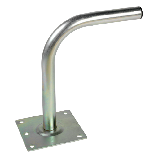 Suporte ''L'' 380x350mm, Ø45mm Zinco  RPR