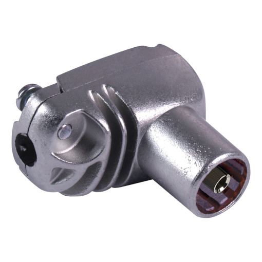 Elbowed PROEasyF IEC connector with class A shielded Universal Ø 5...7.5 mm