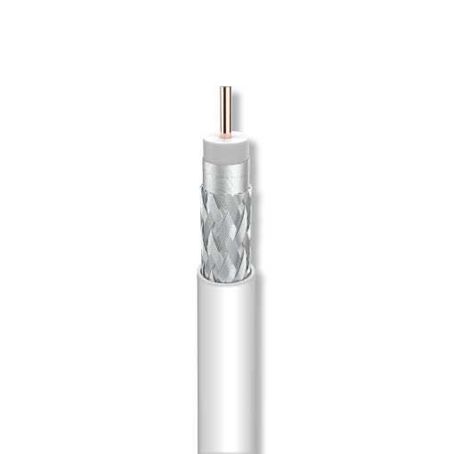 Cabo coaxial T100, 16VAtC Euroclasse Eca e blindagem de classe A