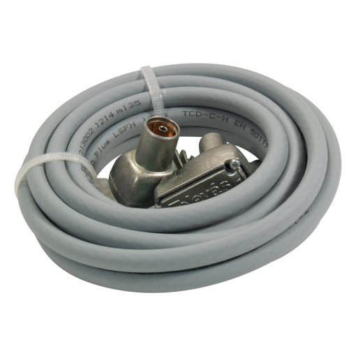 Class A coaxial cable lead PROEasyF IEC male-female connectors