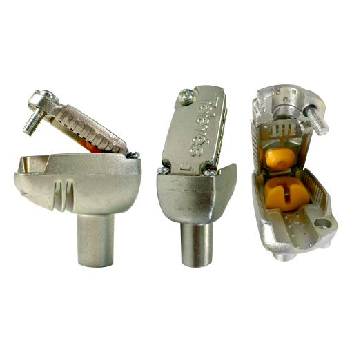 Elbowed PROEasyF IEC connector with class A shielded Universal Ø 5...7.5 mm