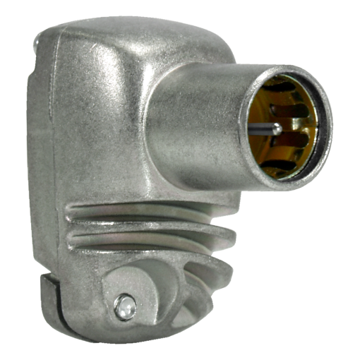 Elbowed PROEasyF Quick F connector with class A shielded Universal Ø 5...7.5 mm