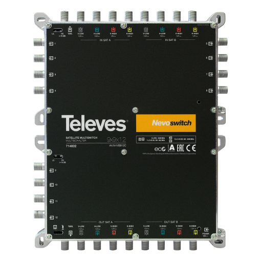 NevoSwitch 9 inputs - 12 outputs 
