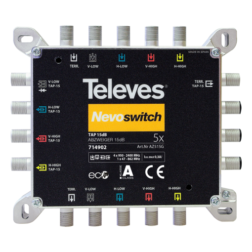 NevoSwitch tap 5 inputs 15dB