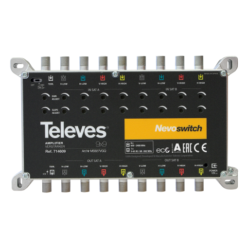 Amplificador NevoSwitch  9 entradas 2731dB