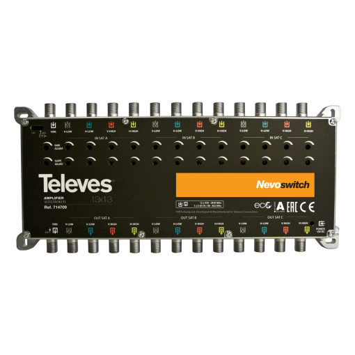Amplificador NevoSwitch  13 entradas 2731dB