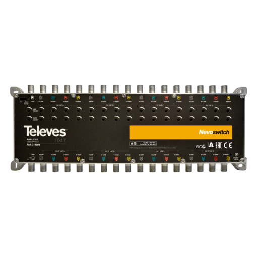 Amplificador NevoSwitch  17 entradas 2731dB