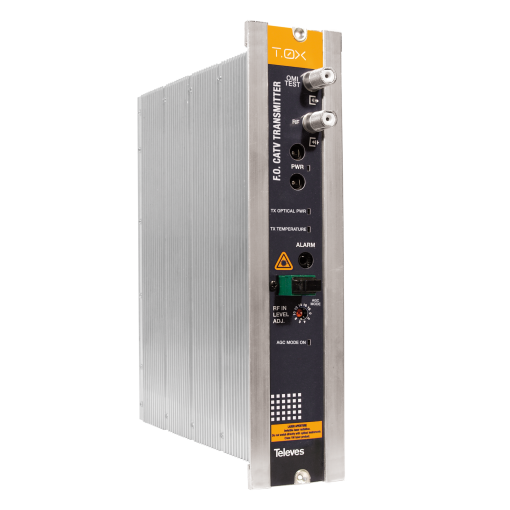 CATV optical transmitter with AGC without Return Path 1310 nm, Po 10 dBm