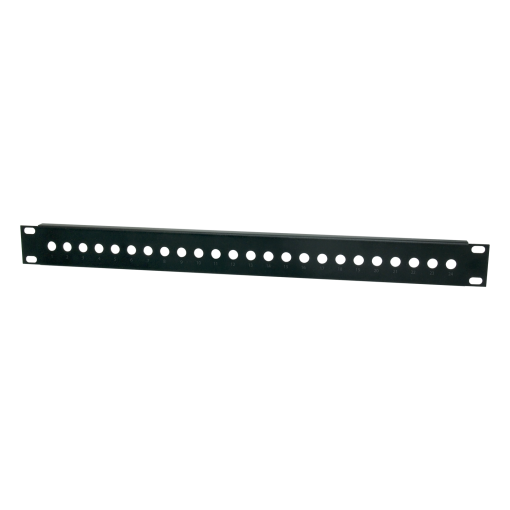 Panel for Rack 19''  1RU, with a capacity of up to 24 ''F'' adapters