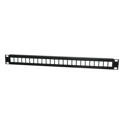 Panel for Rack 19''  1RU, with a capacity of up to 24 ''RJ45'' adapters