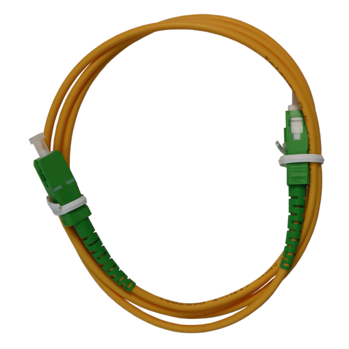 Chicote de fibra óptica SCAPC, monomodo SM, LSFH de interior