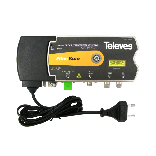 Transmissor óptico FTTH 13101550nm, Po 6dBm