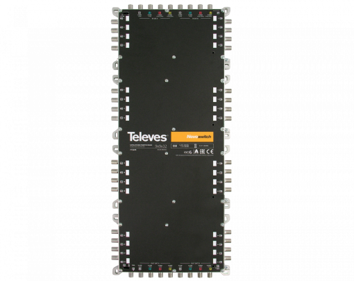 NevoSwitch equipped with 9 QUAD inputs and 32 outputs