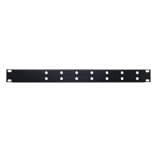 Panel for Rack 19''  1RU, with a capacity of up to 2x7 ''F'' adapters