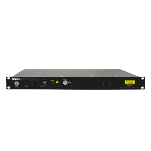 SMATV optical transmitter, 1RU rack 19'' 1310 nm, Po 6 dBm