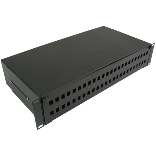 Splice Box for Rack 19'' For ''SC'' Simplex or ''LC'' Duplex optical adapters