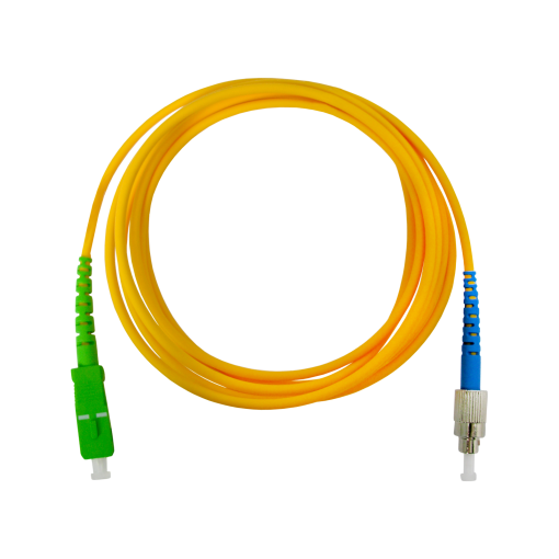 Cabo pré-conectorizado de fibra óptica SCAPC  FCUPC, monomodo SM, LSFH de interior
