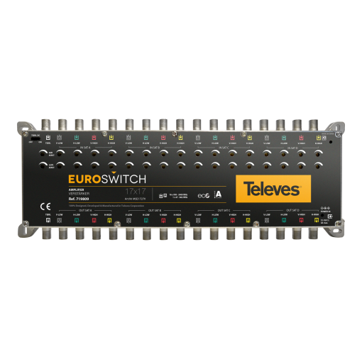 Amplificador EuroSwitch 17 entradas 2731dB