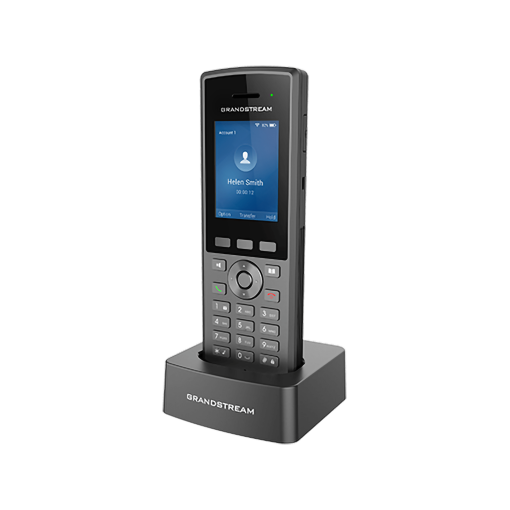 Telefone sem fios Wi-Fi, 2 contas SIP, 2 linhas e LCD a cores