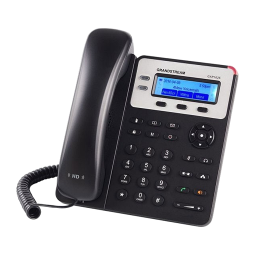 Telefone IP PoE 2 contas SIP, 3 teclas XML e ecrã LCD