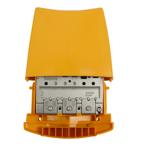 High-gain mast amplifier LTE700, 2nd Digital Dividend 3 inputs FM-BIIIDAB-UHF