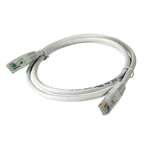Patch cord UUTP Cat 6 PVC, branco