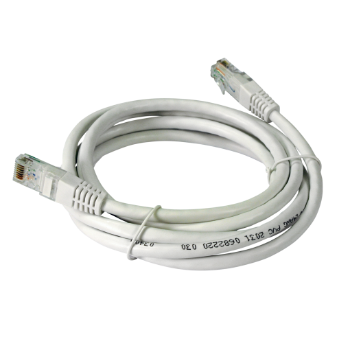 Patch cord UUTP Cat 6 PVC, branco
