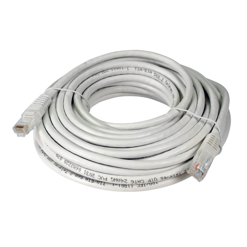 Patch cord UUTP Cat 6 PVC, branco