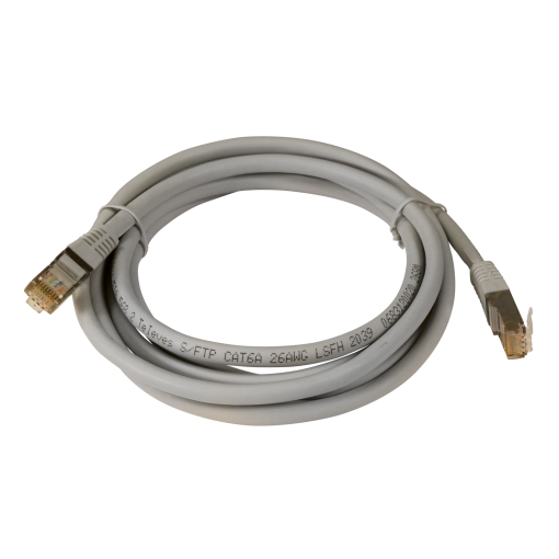 Ethernet Patch Cord SFTP Cat 6A LSFH, grey