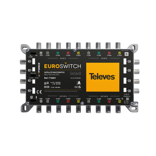 EuroSwitch 9 inputs - 8 outputs 