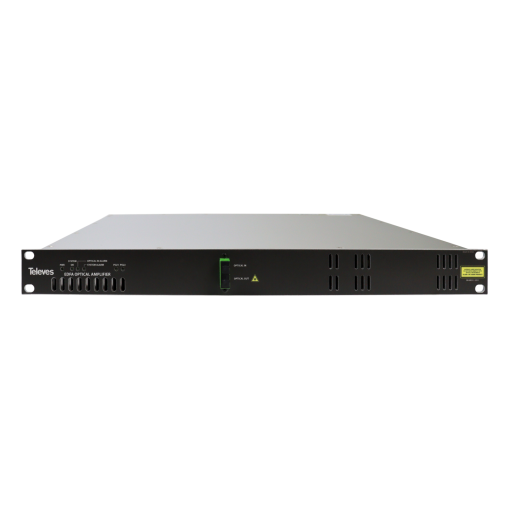 1-output EDFA optical amplifier, 1RU rack 19'' 1550 nm, Po 20 dBm