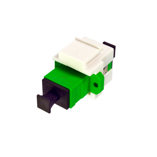 Keystone Module with SCAPC adapter Adaptation for fiber optic outlets