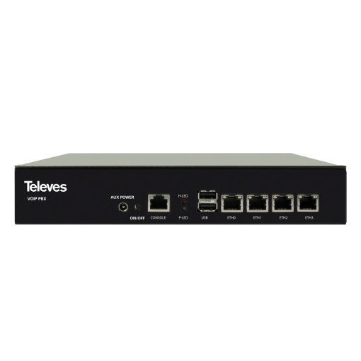 Central VoIP Permite realizar até 50 chamadas em simultâneo 