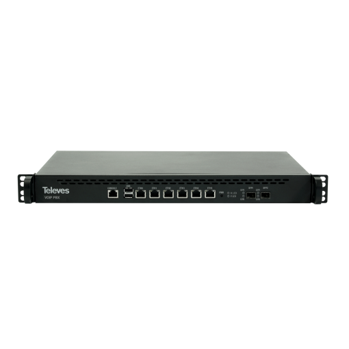 Central VoIP Permite realizar até 200 chamadas em simultâneo 