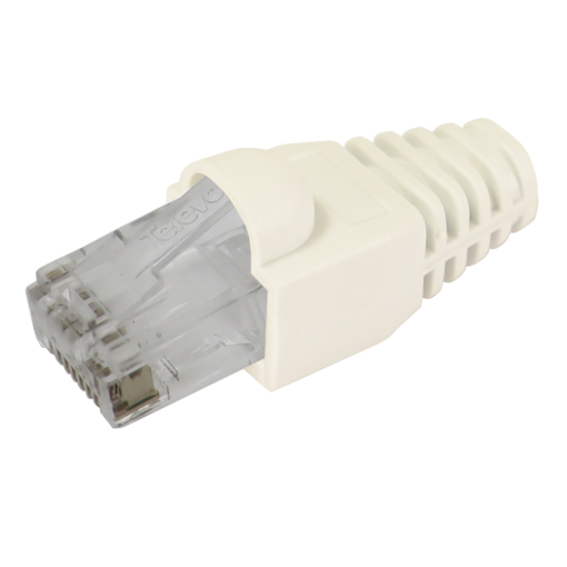 Conector RJ45 macho UTP Cat 6 para cabos de dados  Protector PVC