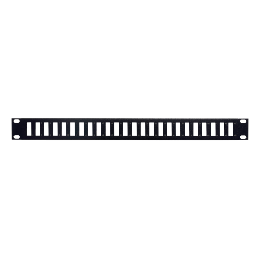 Panel for Rack 19''  1RU, with a capacity of up to 24 SC Duplex or LC Quad adapters