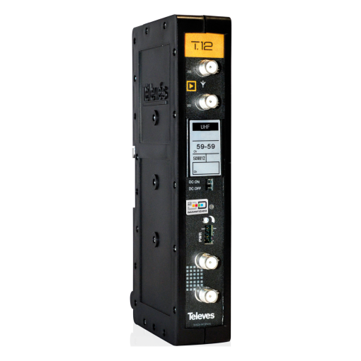 Amplificador monocanal selectivo T12 UHF TDT 470...862MHz