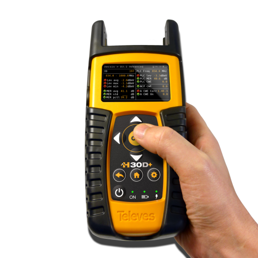 H30D FULL DVB-C  DVB-TT2 sprectrum analyzer with DOCSIS 3.1 Carrying Case and Coaxial Cable Lead included