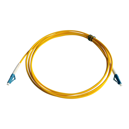 Chicote de fibra óptica pré-conectorizado LCUPC, monomodo SM, LSFH de interior