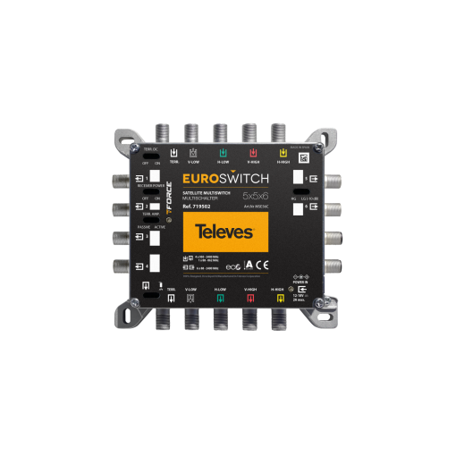 EuroSwitch 5 inputs  - 6 outputs 