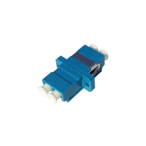 Adaptador Óptico LC Fêmea  LC Fêmea Duplex Monomodo SM, Azul